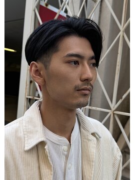 メロウメンズライン 神戸三宮(mellow men's line) 7:3アップバング /アップバング/ワイルドヘア　/色気ヘア /