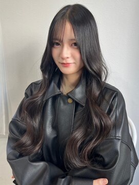 髪質改善 黒髪 20代 韓国くびれヘア ヨシンモリ 艶髪 小顔カット