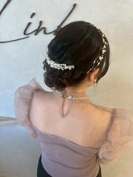 リンク(Link) シニヨン/シニヨンアレンジ/結婚式アレンジ/ヘアセット/平塚