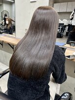 アンジェリカ 立町店(ANGELICA)&nbsp;水素トリートメント　暗髪　オリーブベージュ