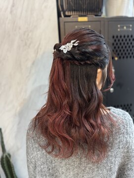 ヴァイス 渋谷店(VAICE) 結婚式前ヘアセット/ハーフアップ/ヘアアレンジ