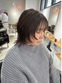 ラッキーヘア 加古川(Lucky Hair) 顔周りレイヤー×ウルフカットでトレンドヘアに◎