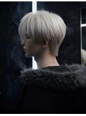 ホワイトカラーで作るシースルーマッシュ