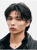原宿メンズパーマツイストスパイラルパーマッシュウルフカット