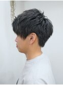 【メンズショート】直毛さん、刈らない、清潔感、横浜駅