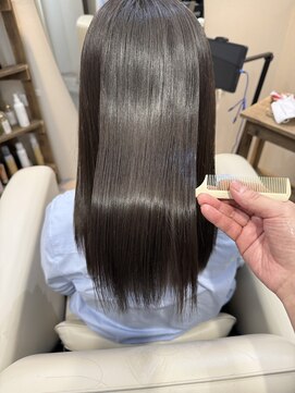 リブ(LIV) 50代の艶髪へ♪髪質改善縮毛矯正×白髪染めリタッチ