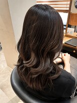 ヘアリゾート粋 トゥジュ 池袋東口店(tujuh)&nbsp;艶髪ダークブラウン/レイヤーカット/ロング