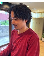 バグスドゥア(Bagus dua)&nbsp;リバースセンター パート男前なパーマ6.4