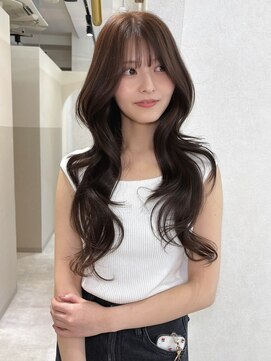 ジーナ 札幌(Zina) 【艶髪】ロングレイヤーモカベージュ*美髪