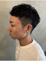 バーバートモシビ(BAR BER TOMOSHIBI)&nbsp;ツイストスパイラルパーマXクロップスタイル