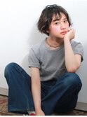 [Laulea★女性限定サロン]ランダムパーマにウェット感ショート