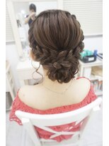 リサ 恵比寿(risa.)&nbsp;大人編み込みアップ