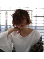 ボンクロエ(Bond chloe) ニュアンスカラー/前髪パーマ/20代/30代/40代