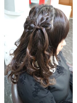 エヌエービー 池袋店(N.A.B.) ハーフアップ（ヘアセット）