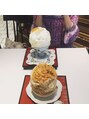 シュリープ(shleep) 旅のもう一つの楽しみはご飯の時間。かき氷は年中食べています。