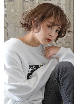 アダムスブォーノ(adamsbuono) 【adams】抜け感のあるエモいショートBob stylistケイタ