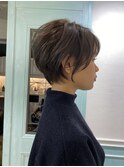 動きのあるショートボブ