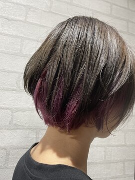 ビスイル 秋葉原店(Vis ill) ひし形/小顔/ミニボブ/インナーカラー/ブリーチ