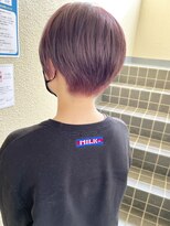 ラミエ バイ メルト 吉祥寺(lamie by melt)&nbsp;*滝田*ラベンダーピンクマッシュショート20代30代40代ブリーチ