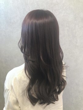 ヘアードクターナチュール(Hair Dr. nature) 韓国風まき髪、ダークグレージュピンク