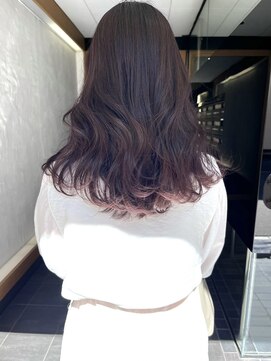 シィーム(cime) ピンクカラー ブリーチなしカラー ブリーチなしピンク