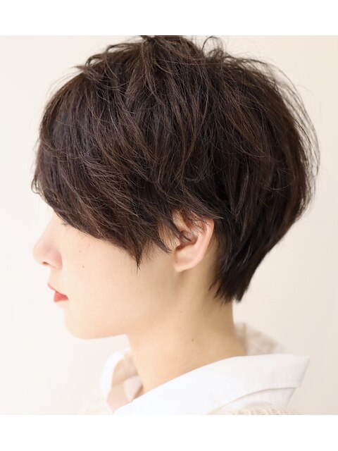 【RISK 高橋勇太】黒髪でシルエットが完璧な束感ベリーショート