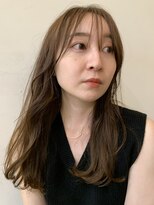 バズ(BUZZ) 透け感ブラウンべージュ◇ロング