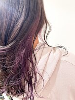 アッシュ 十日市場店(Ash)&nbsp;つや髪　インナーパープルカラー