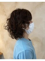 ヘアーリゾートガーデン 南林間店(Hair Resort Garden)&nbsp;Wolf style。ウルフパーマ/マッシュパーマ/ウェーブミディアム