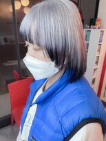 ボックスミコ(Box mico.)&nbsp;【BOXmico.】ホワイト×エンドブラック×おしゃれマッシュ☆