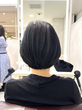 びゃんびゃん 江端店 お薦めの丸みのあるボブ