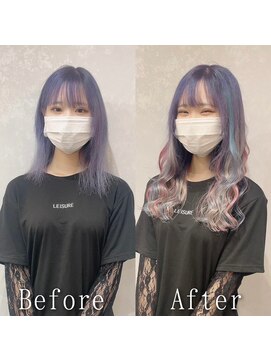 あるじゃんすー 仙台店 ピンクシルバー#シールエクステ#シルキーベージュ#韓国#仙台