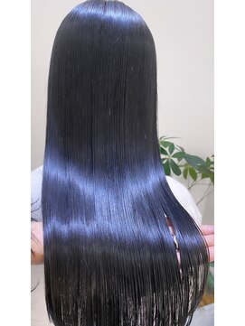 ジーナ 福岡天神(Zina) Deep Bluege × Premium髪質改善トリートメント【中村一樹】