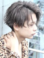 メンズカット/ラウンドマッシュ/波巻きパーマ/名古屋駅/栄駅