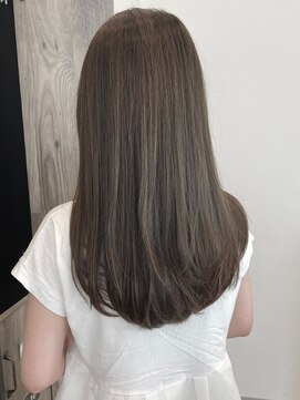 アトリエコア(Atelier Coa) ダブルカラーミルクティーベージュカラーブルーブラックブリーチ