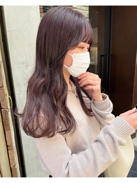 コフィー バイ メルト 吉祥寺(cofy by melt) 【松本咲花】ブリーチなしダブルカラーラベンダーピンク秋カラー