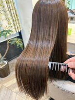 トレ(tre) 髪質改善ストレート ロング