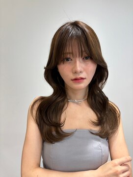 ロンドワン 三宮元町(Lond one) 韓国レイヤーカット/ヨシンモリフェイスレイヤー/艶髪カラー