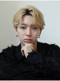 センターパート ニュアンスパーマ ダウンパーマ 韓国ヘア韓流