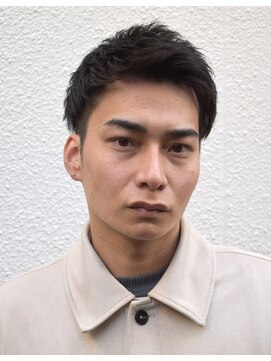 スワッグバーバースタジオ(SWAG BARBER STUDIO) 清潔感アップバングショート