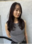 レイヤー/エアリーロング/美髪/赤髪／ブラウンカラー