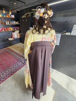 リンダイーロ(Linda Hiro)&nbsp;【札幌円山】卒業式/ヘアセット/着付け/袴/ハーフアップ/入学式