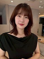 ジーナ 勝どき(Zina)&nbsp;髪質改善＊ケアカラーチェリーブラウン＊美髪【Zina 勝どき】