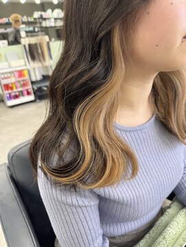 イブヘアー(eve hair) ♪インナーカラー/ベージュ/フェイスフレーミング