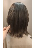 オリーブブラウン/オリーブ系/オリーブカラー/外ハネボブ
