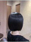 切りっぱなしボブ/bel.有江