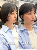★20代30代40代似合わせカットマッシュショート丸みショート