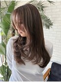 レイヤーカット/ハイライトカラー/ケアブリーチ