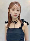 髪質改善＊アプリコットオレンジカラー＊美髪【Zina 大宮】