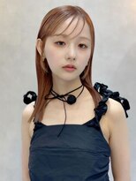 ジーナ 大宮(Zina)&nbsp;髪質改善＊アプリコットオレンジカラー＊美髪【Zina 大宮】